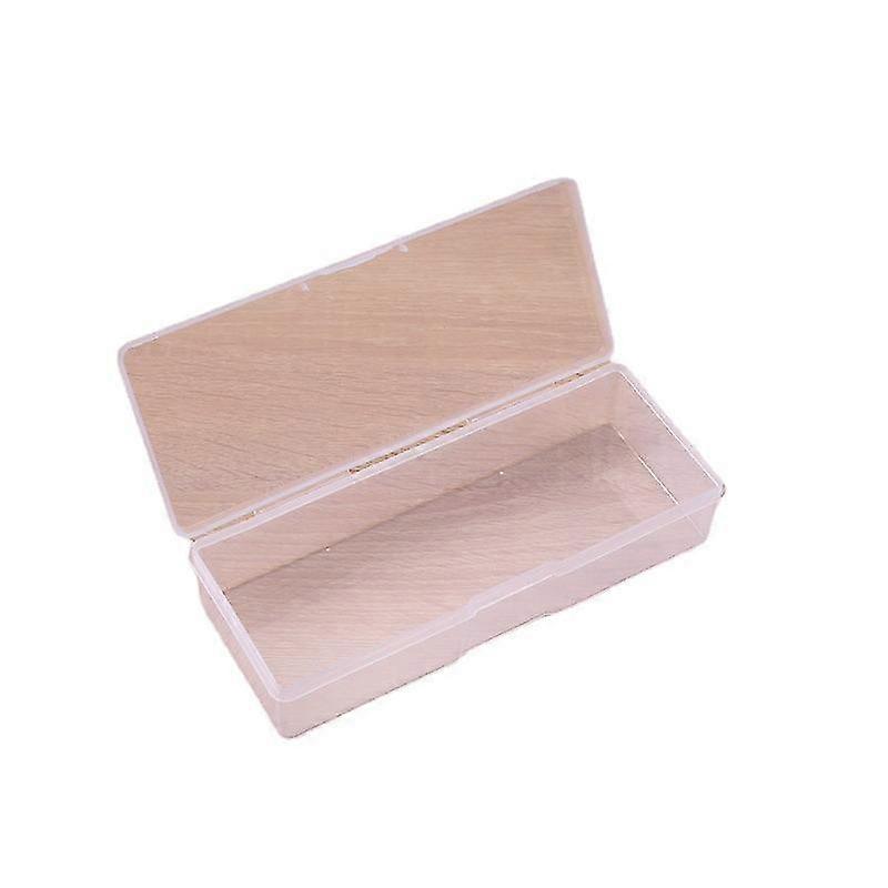 Pencil Boxes - Multifunctional Clear Plastic Storage Box Holder Organizer Office Home Container