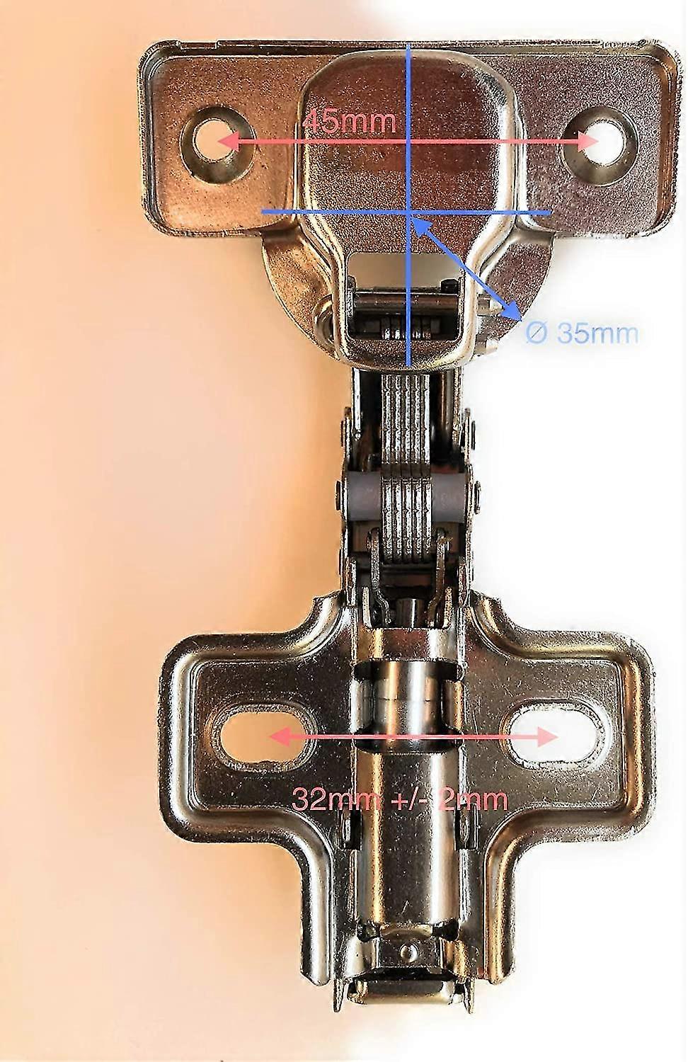 Set With 2 Hinges And 8 Screws Compatible With Ikea Besta, Fritids And ...