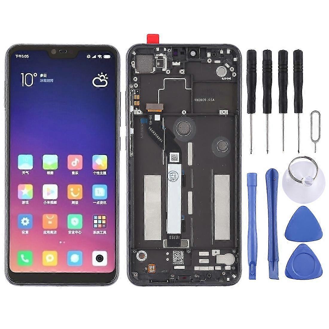 TFT LCD Screen Compatible  Xiaomi Mi 8 Lite Digitizer Full Assembly with Frame(Black)