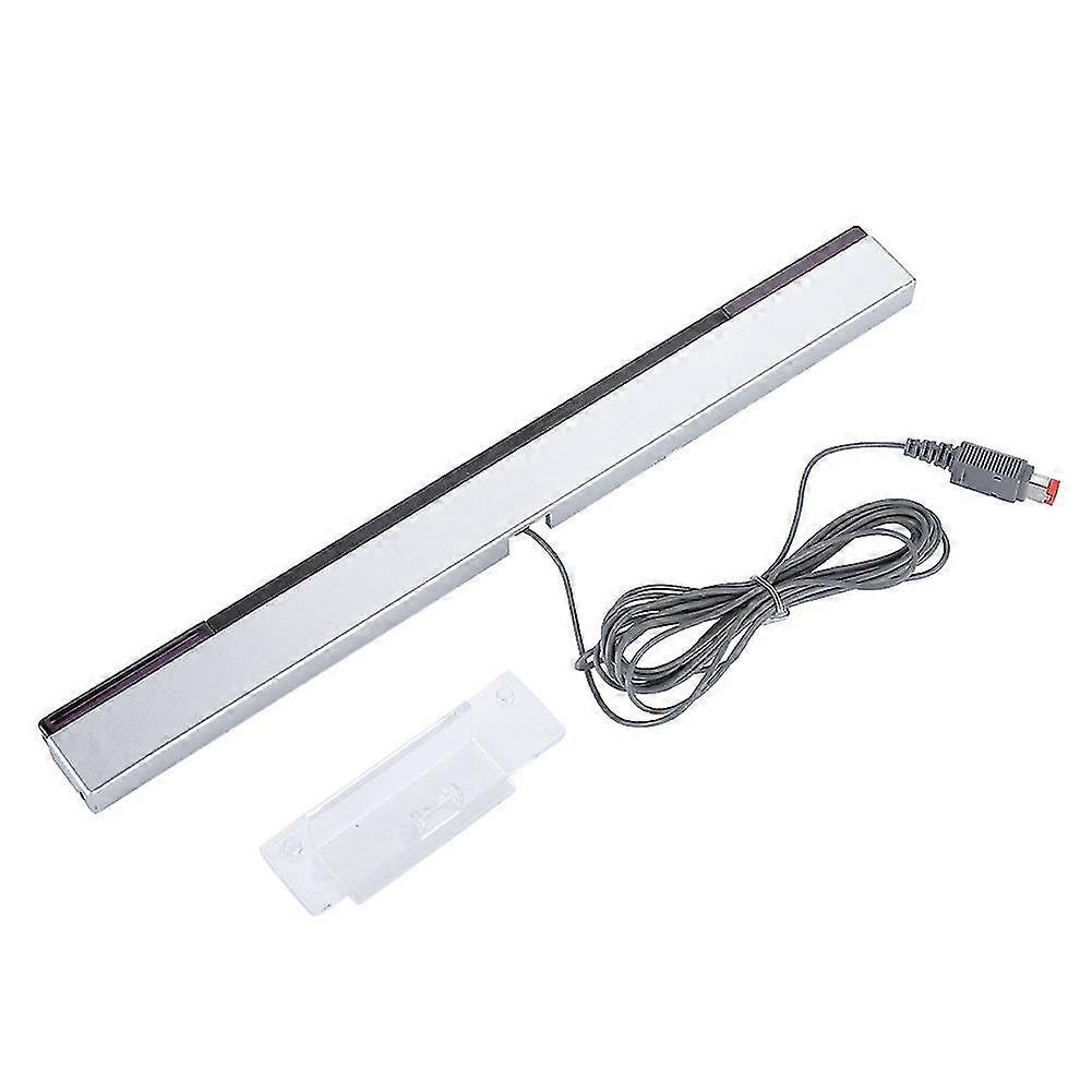 Infrared Ir Signal Ray Sensor Bar Wired Receiver &amp; Stand For Nintendo Wii Console
