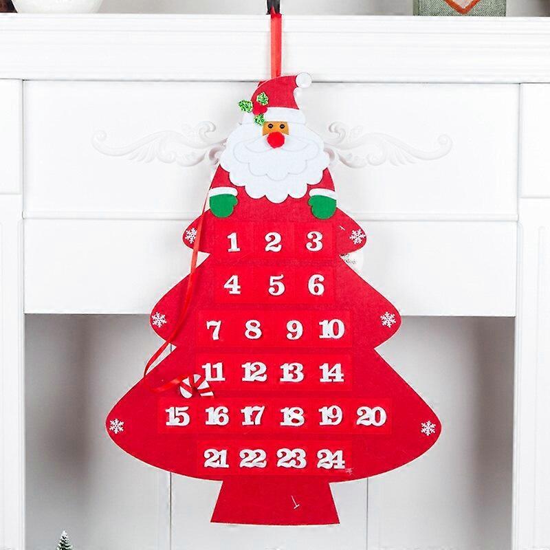 xmas calendar Christmas Calendar Santa Claus Snowman Xmas Advent Timer Door Wall Window Christmas Decor Advent Calendars Home Decor New|Advent Calenda