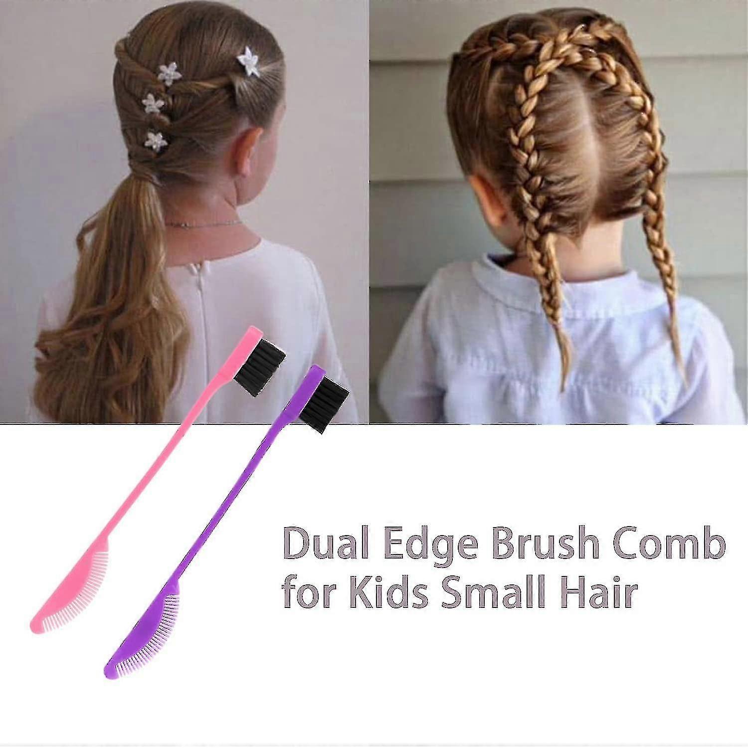 Best Seller Dual Ended Edge Brush,double Sided Hair Brush Comb Teeth ...