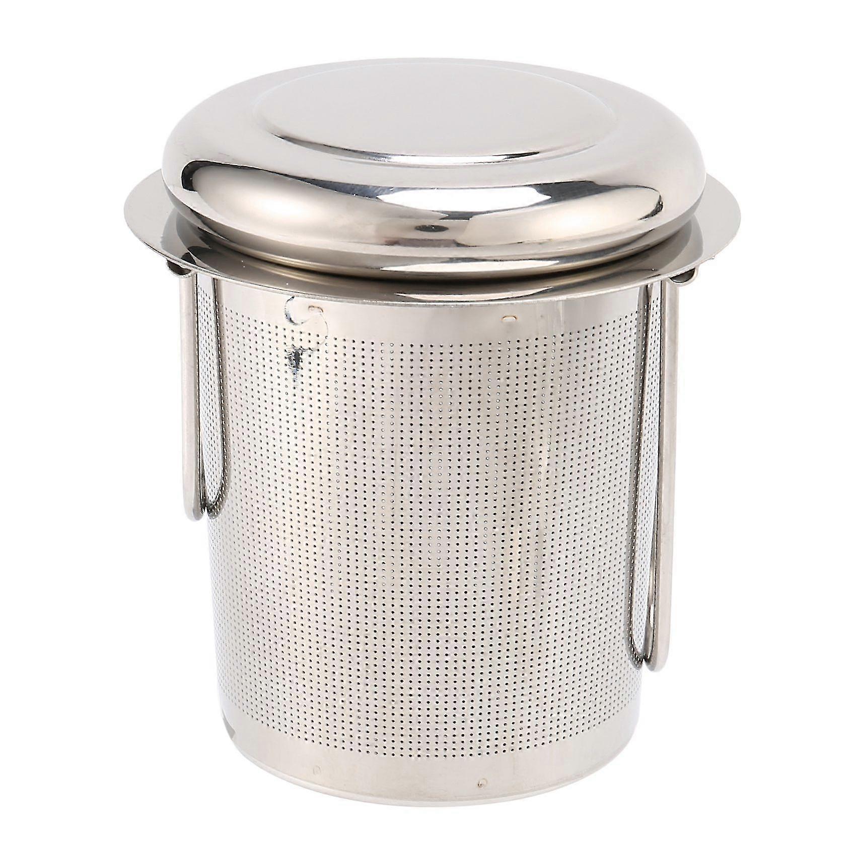 1pc Stainless Steel Tea Infuser Filter Long Handle Folding Tea Strainer Reusable Tea Filter Basket