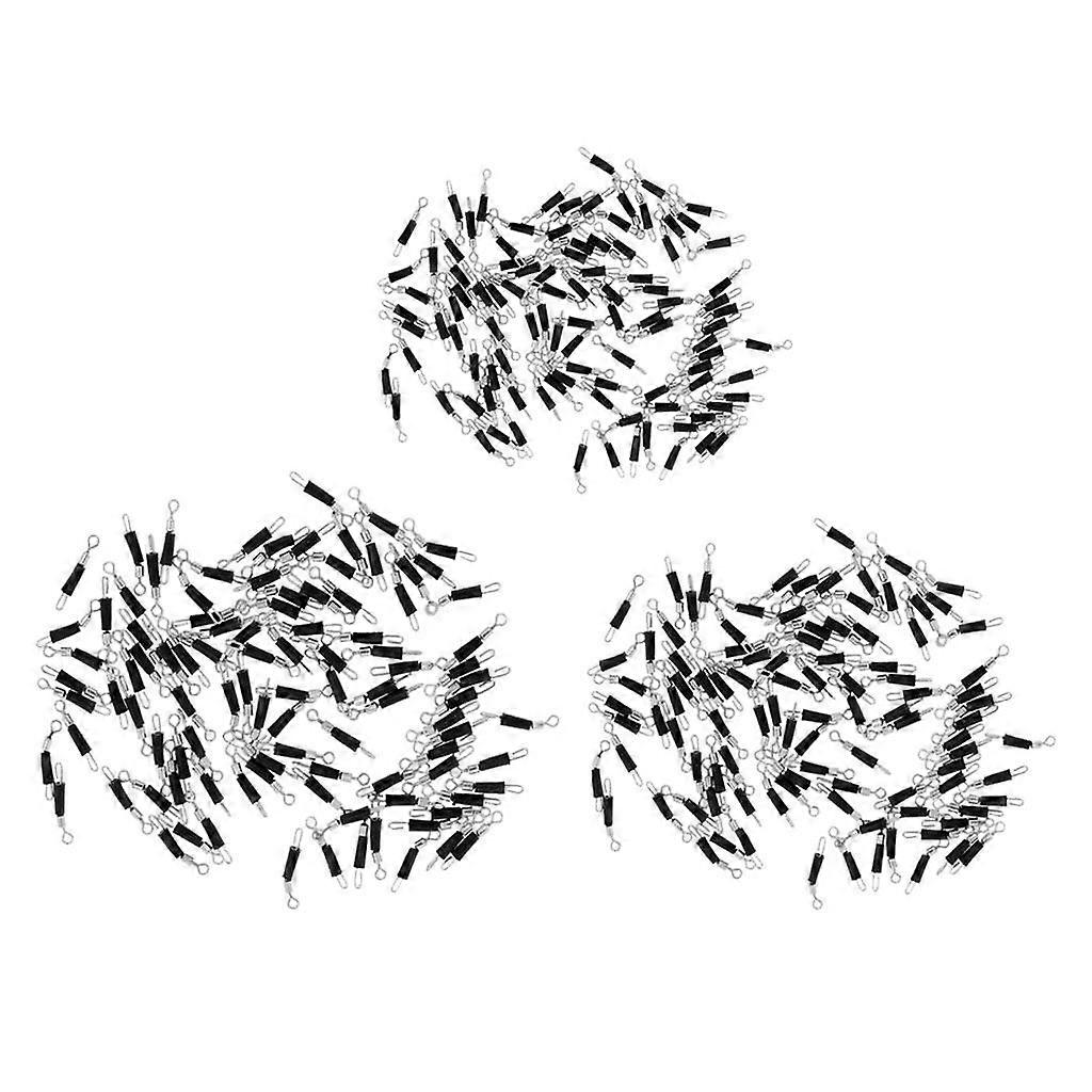 300xFishing Swivels Line Connector Quick Change Rolling Swivels Clip Swivels