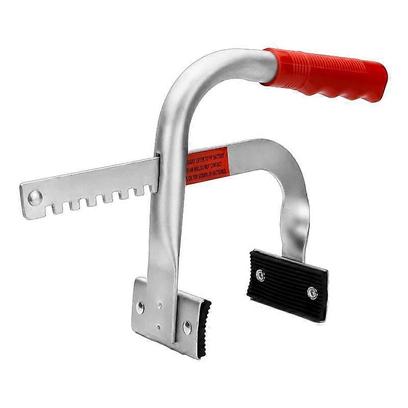Car Battery Hold Down Clamp Carrier Heavy Duty Carrier Adjustable Side Lift Handle Car Removal Tool With Rubber Pads For Lifting