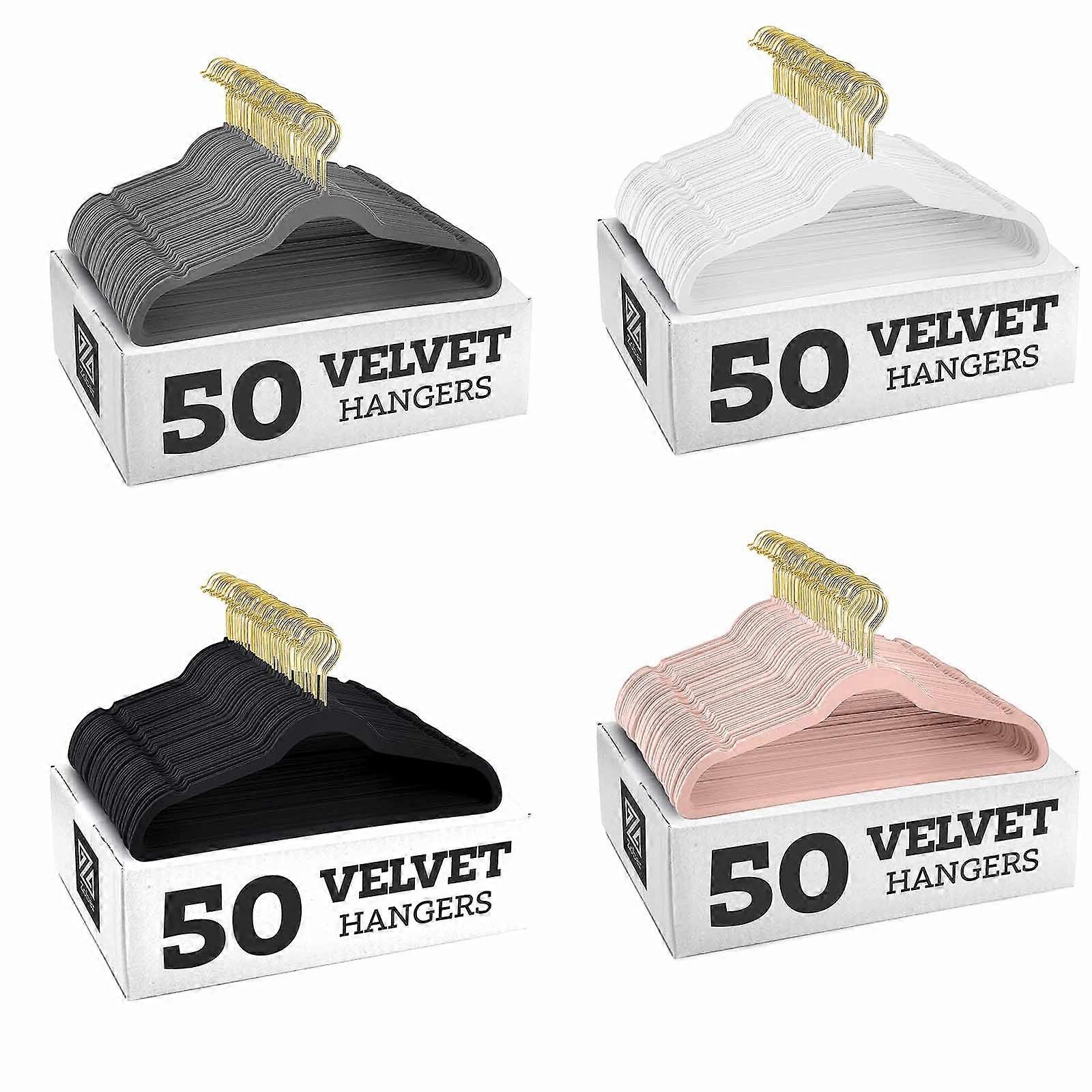 Cabide colorido Cabide Veludo Flocked NON SLIP Cabide para Roupas
