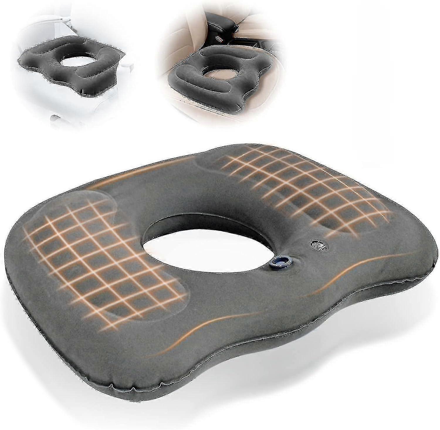 Haemorrhoid Seat Cushion, Inflatable Seat Cushion, Orthopaedic Seat Cushion, Ideal For Haemorrhoid Inflatable Seat Cushion