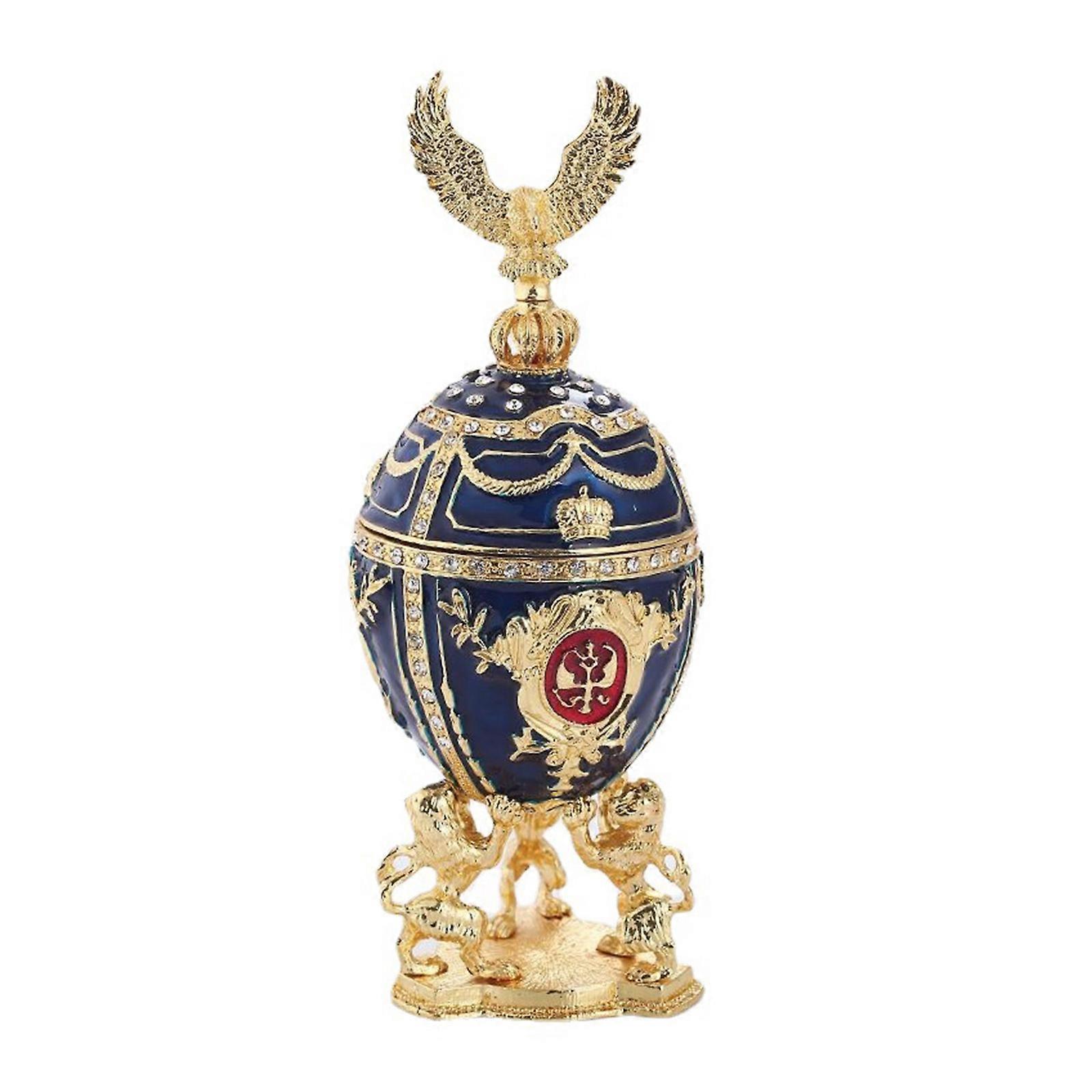 Easter Egg Storage Box Creative Home Decoration Box Enamel Decor Jewelry Box