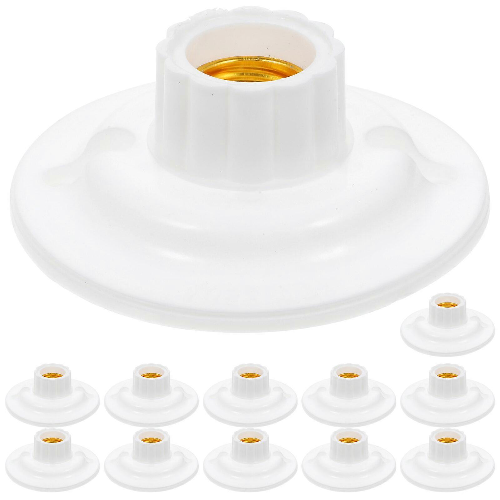 12pcs Screw Light Bulb Socket Holder Lamp Socket Holder Screw Light Bulb Socket