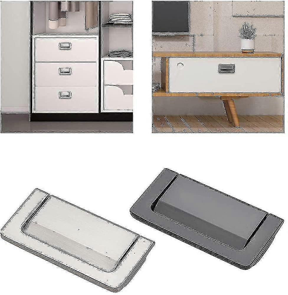 Sliding Door Adhesive Handle, Self-adhesive Handle, 2pcs Punch-free Cupboard Pull Handles