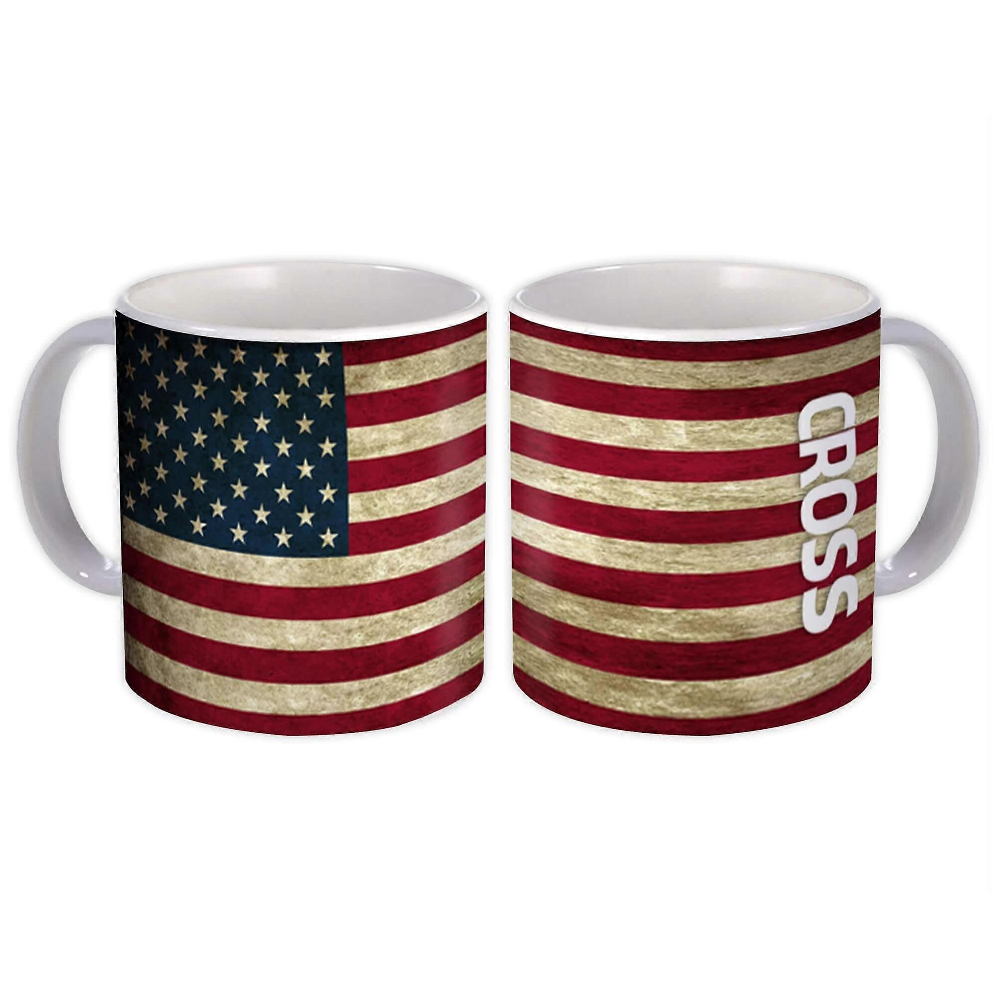 Gift Mug: CROSS Family Name American