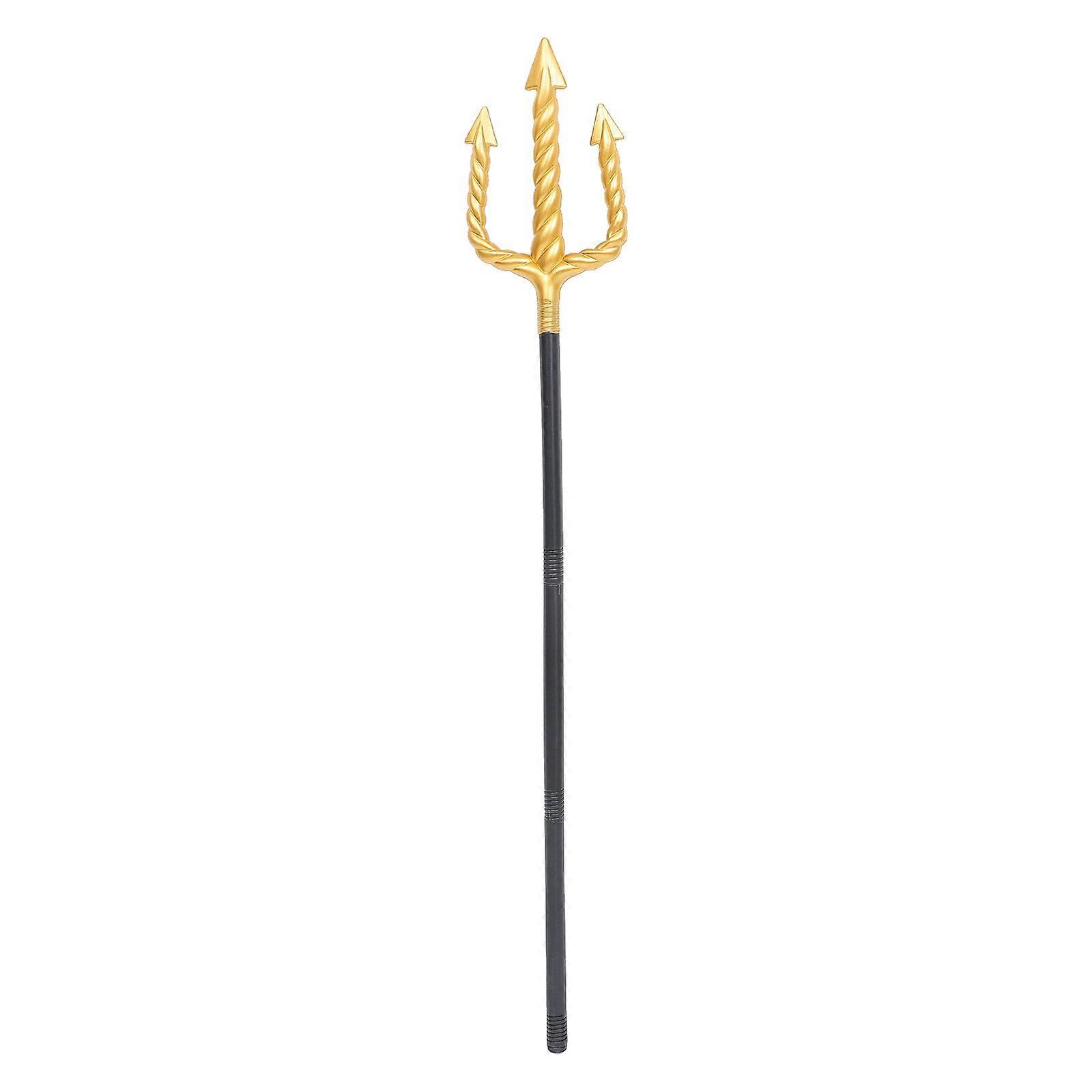 Plastic Imitation Trident Decorative Trident Toy Cosplay Trident Plaything