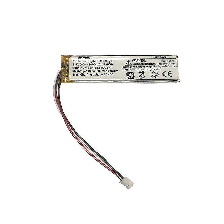 Unique Suitable For Logitech K800 Wireless Keyboard Battery 533-000141