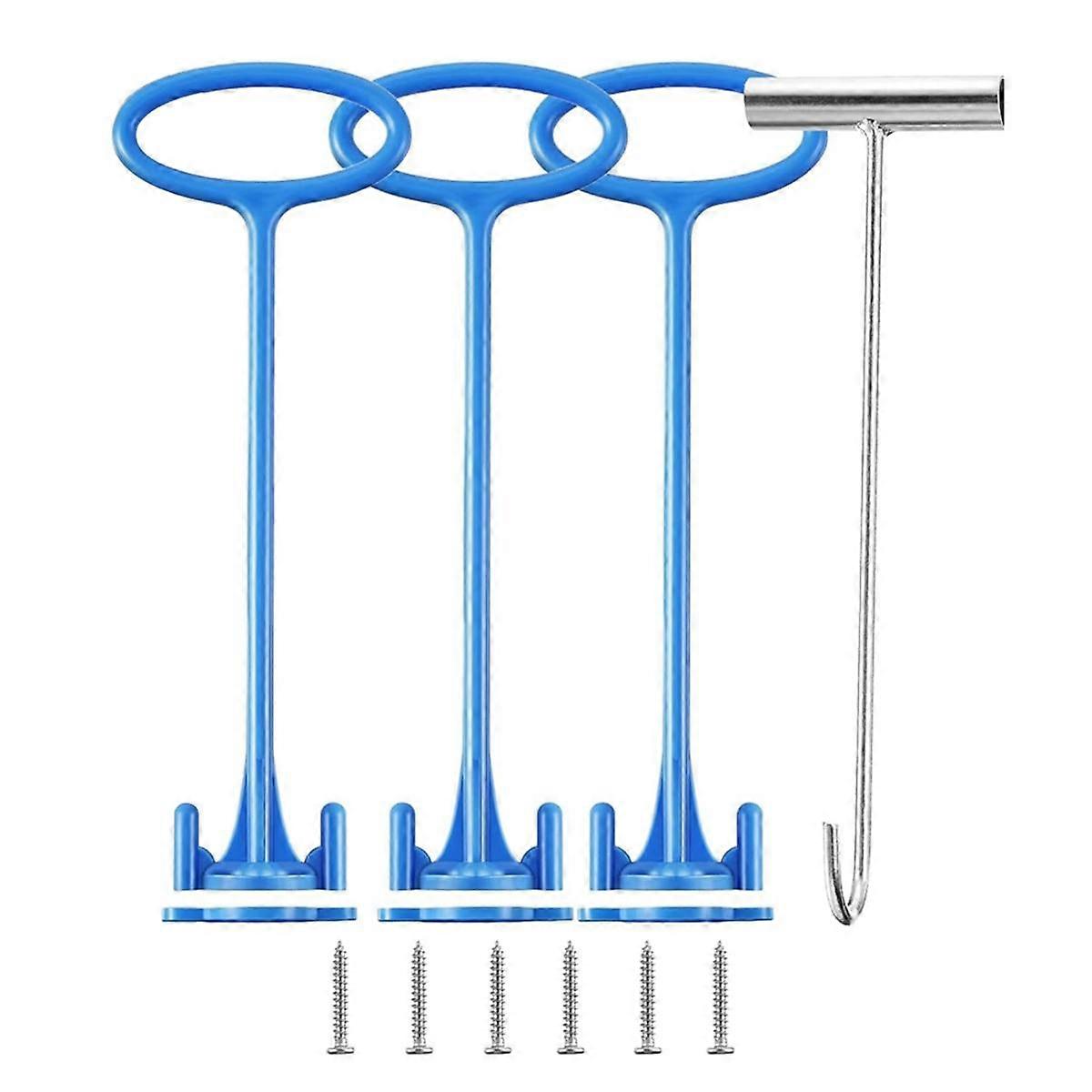 Skimmer Basket Handle,Skimmer Basket Handle Hook Universal Pool Skimmer Basket Handle Fit Inground Pool Skimmer Basket