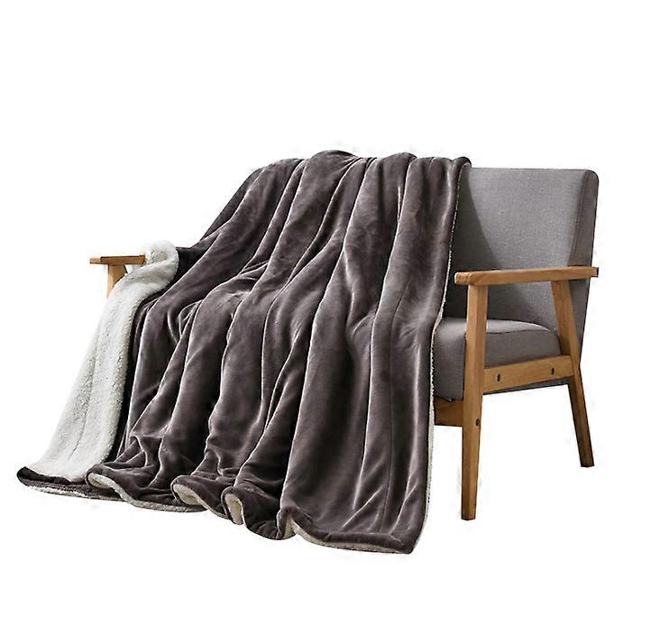 Sherpa Fleece Flannel Double-Sided Throw Blanket Super Soft  Blanket