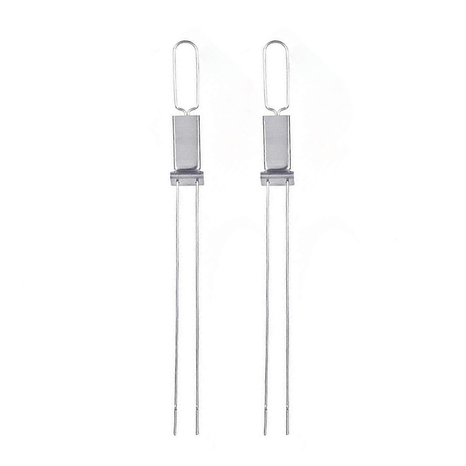 2/4/6Pcs Stainless Steel Barbecue Skewers 13-Inch Extra Long Metal Skewers for Kabobs with Push Bar Double Fork Design BBQ Skewers for Meat Vegetable