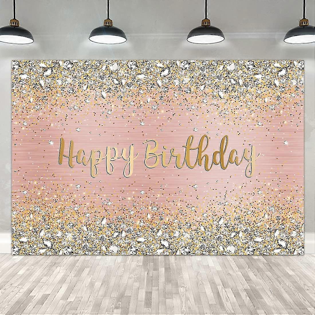 عيد ميلاد سعيد خلفية الماس ساطع خوخه الوردي والذهبي نقطة بريق بريق التصوير الفوتوغرافي الخلفية للنساء الفتيات سيدة البقع الحلوة حزب ديكور