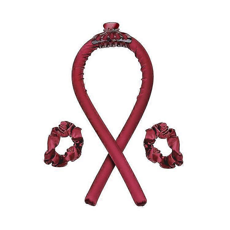 تيك توك الشعر بلا حرارة تجعيد الشعر يمكنك النوم، الشباك عقال (أسود)