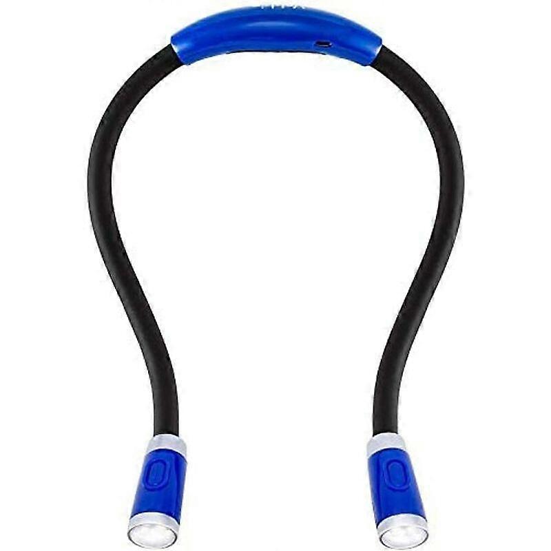 Lampe de livre rechargeable 4 LED Shoulder Light, Lampe de lecture pour la lecture au lit, Lumière de lecture de luminosité à 3 niveaux
