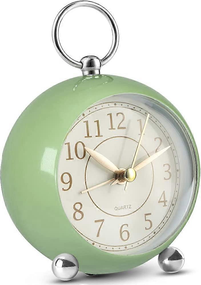 Silent Bedside Clocks Battery Operated Non Ticking Desk Clock Analogue Alarm Clock