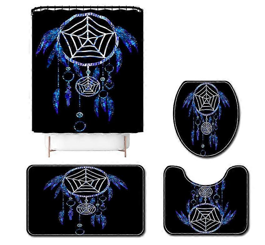 Mng Dreamcatcher net printing toalettmatte og dusjforheng