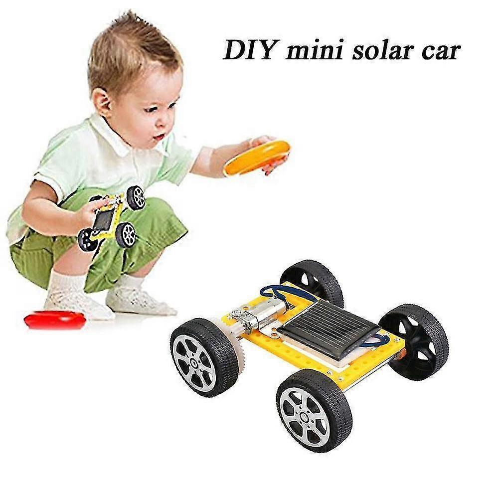 Solar Car Diy Assemble Toy Set Solar Powered Car Kit Q0z9 H7c2 For Kid 8u7y Q0l2