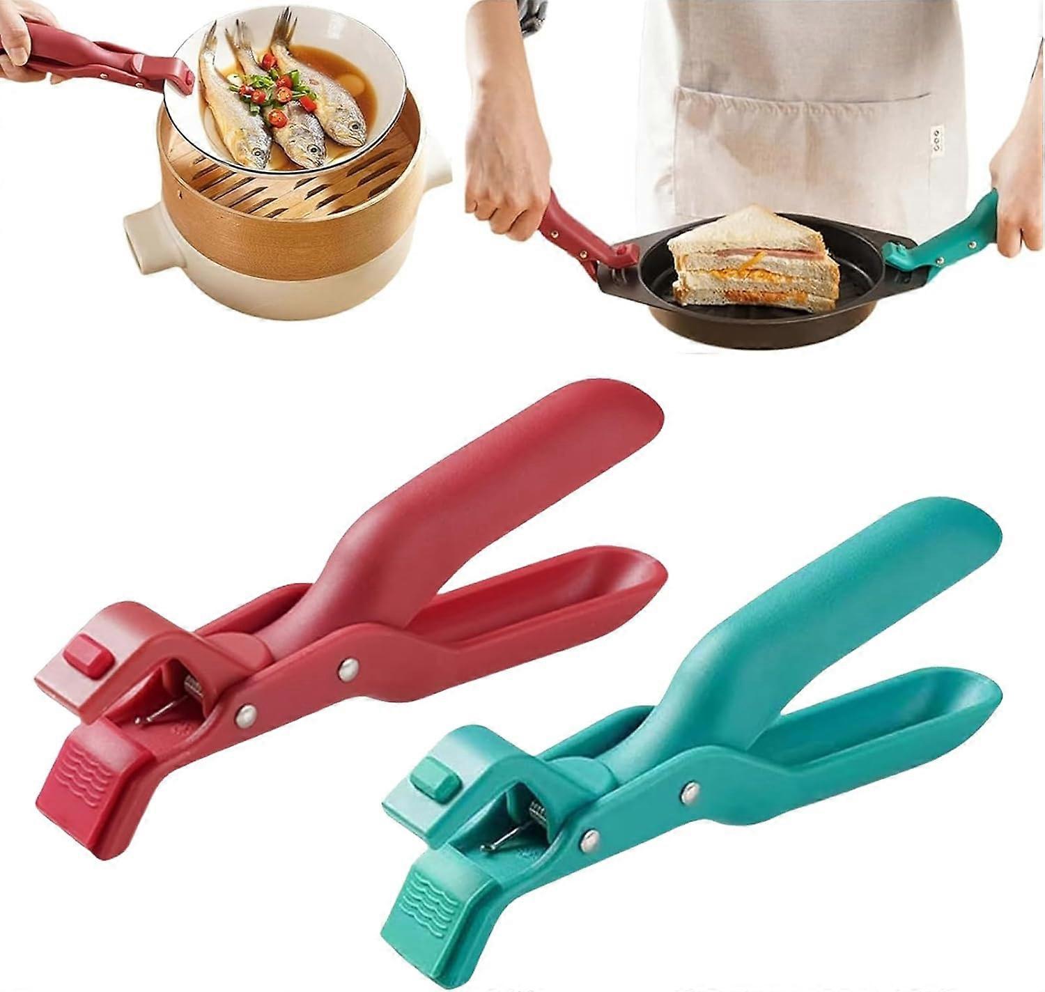 Multi-Purpose Anti-Scald Bowl Holder Clip for Kitchen