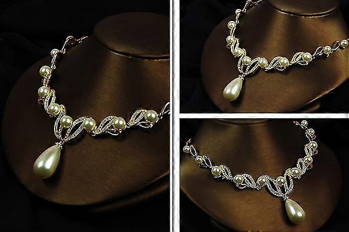 Crystal Diamond Pearl Set