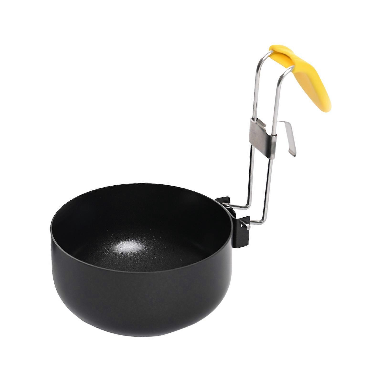 1/2Pcs Egg Cooker Ring Set Large Capacity Egg Molds with Removable Handle Non-Stick Silicone Cover with Oil Brush for Pancakes Omelets