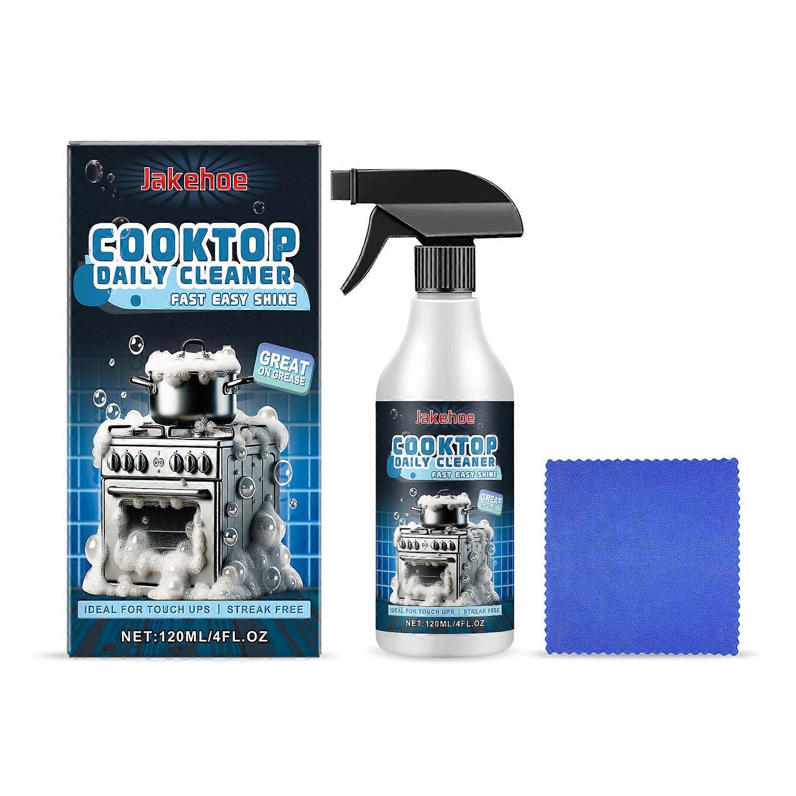 Powerful Kitchen Foam Cleaner - Non-Scratch Grease & Stain Remover for Stoves, 170g - Easy, Residue-Free Shine & Long-Lasting Luster