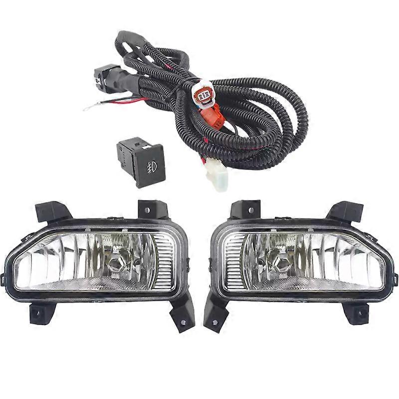 Front Bumper Fog Light DRL Daytime Running Lamp Car Accessories With Harness For Chevrolet Wuling Hongguang N400