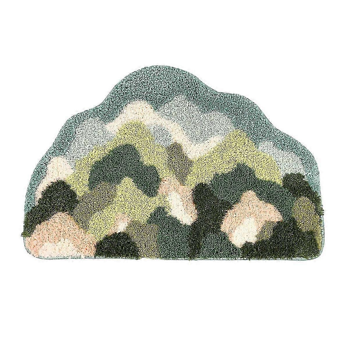 Soft Microfiber Non-Slip Bathroom Rug with Super Absorbent Properties