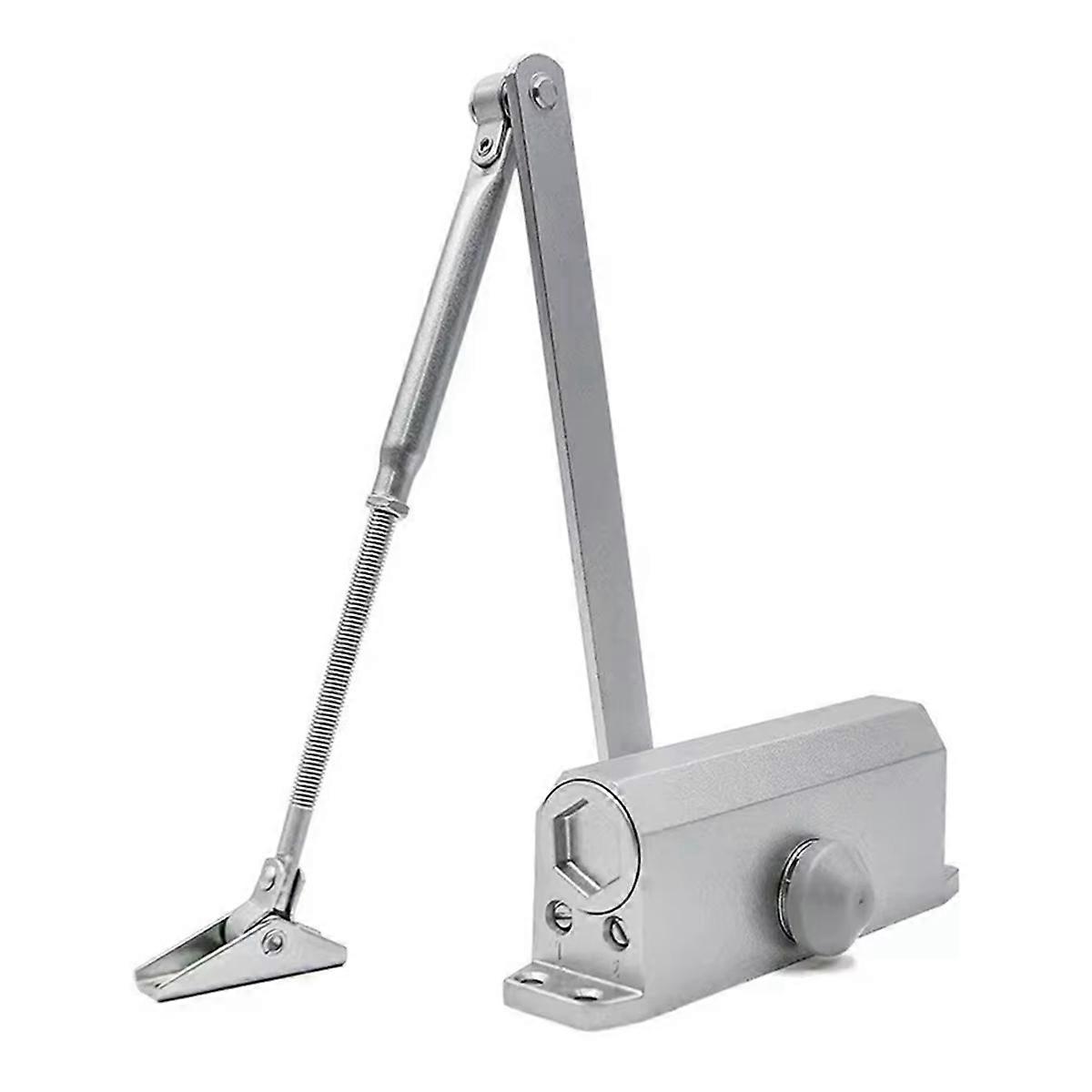 Automatic Door Closer Adjustable Door Stop Multifunctional Buffer Door Closer Suitable for Residential Decoration A