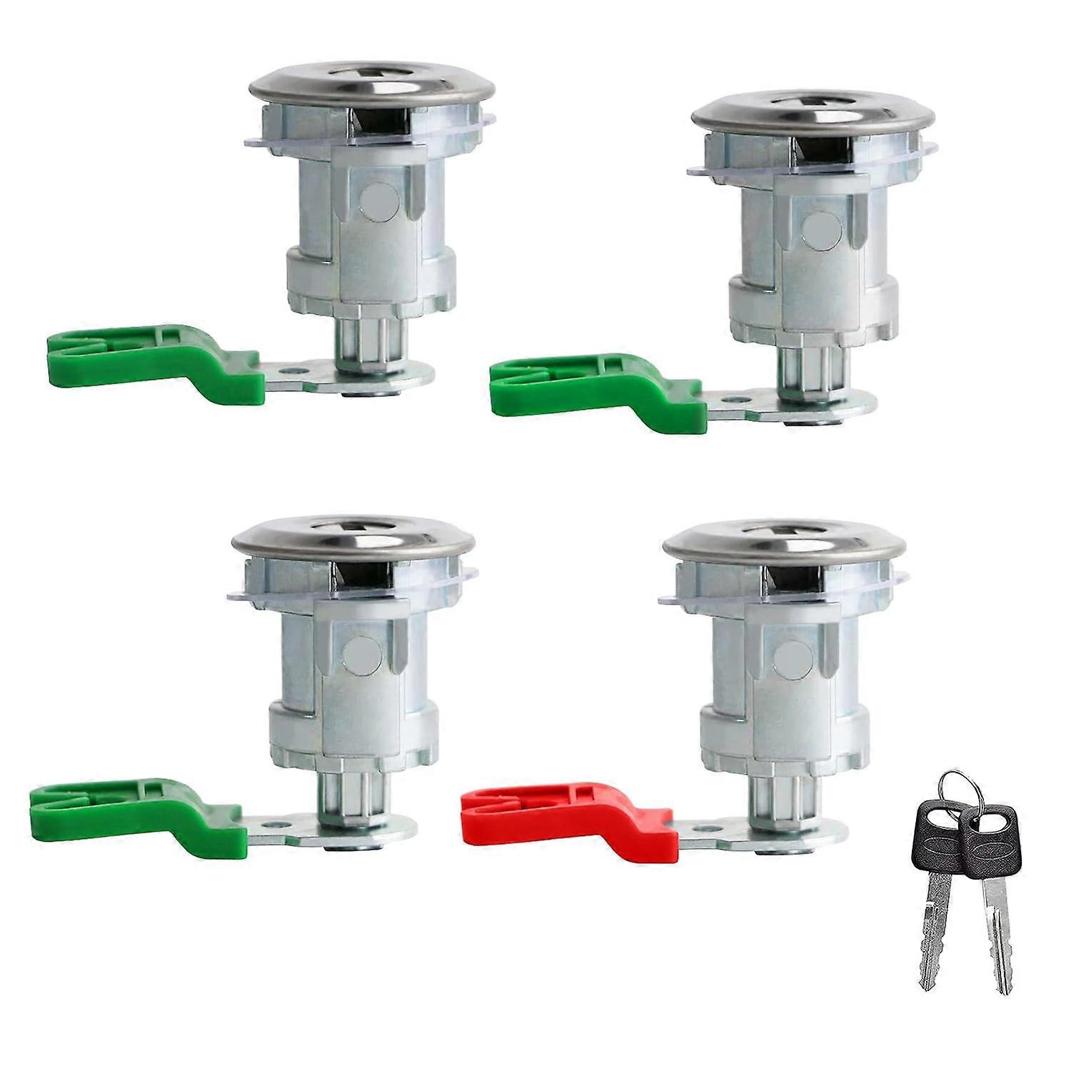 Keyed Door Lock Cylinder Set for 1997-2018 Ford Econoline Van, OEM Replacement, Durable Construction, Easy Installation