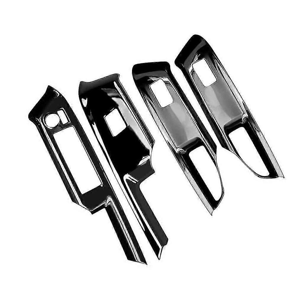 Glossy Black Window Lift Switch Trim ForAqua 2021 2022 Rhd