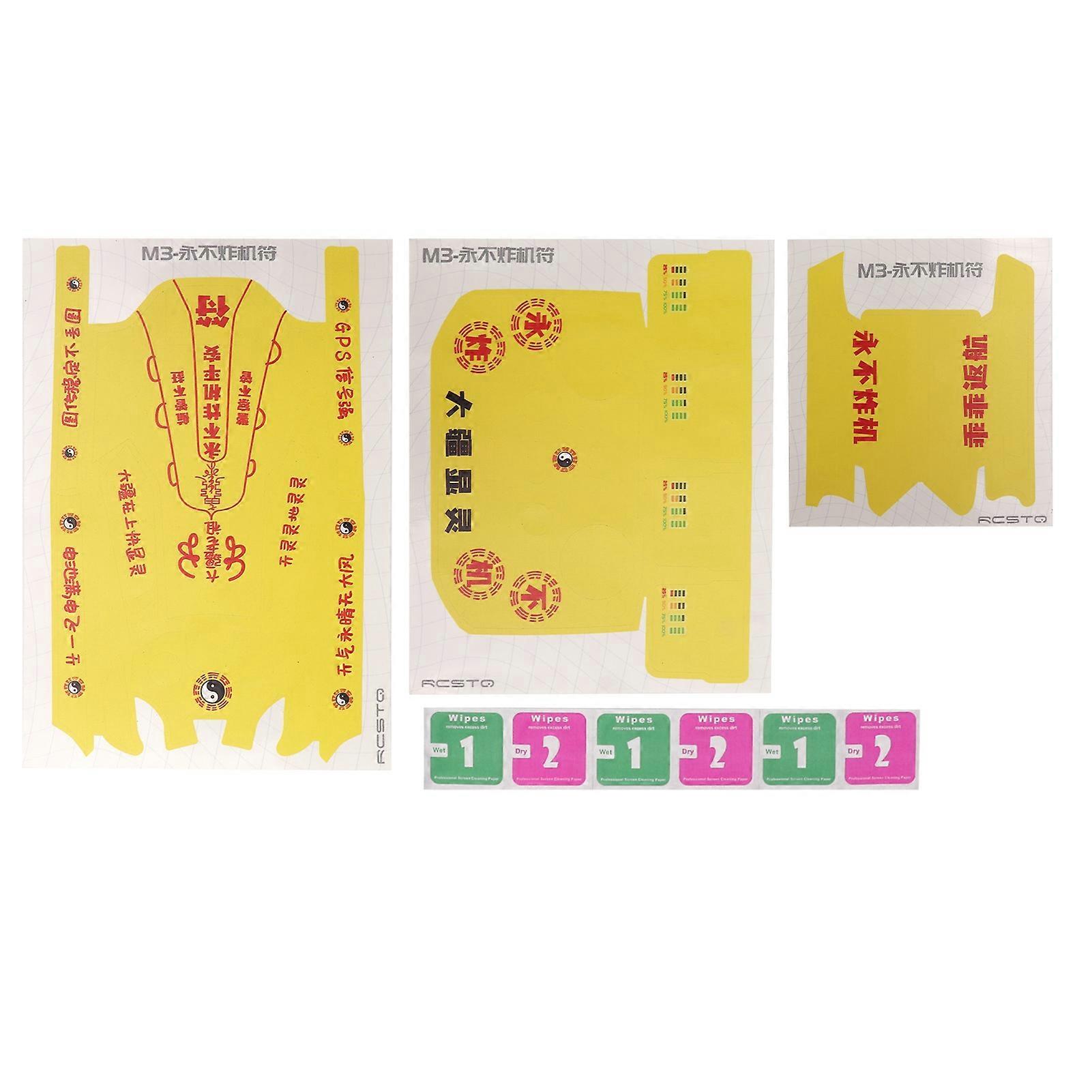 PVC Drone Stickers Decorative Sticker Unique Pattern Personalized Decals for DJI Mavic 3Never Explode