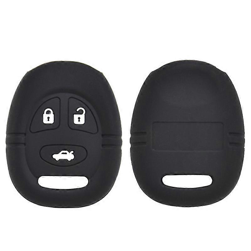 Silicone Rubber Car Key Case Cover Skin Holder Protector Shell For Saab 9-3 9-5 93 95 3 Buttons Smart Remote Key Fob Accessories