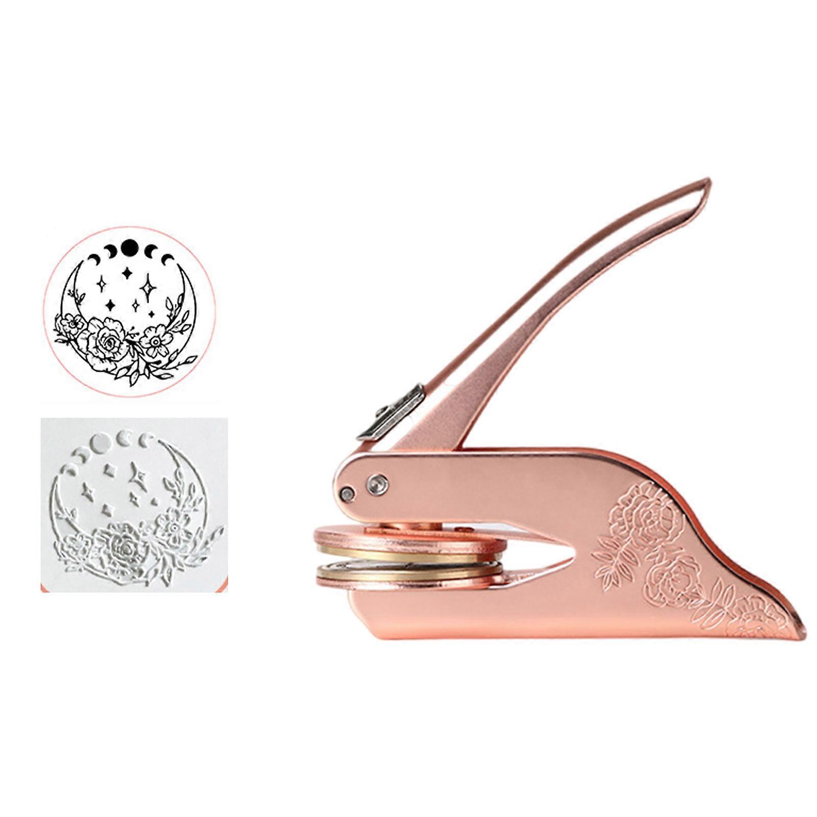 Papirpregetang Exlibris-stempel Pregestempel Metallforsegling Pregestempel for gavekonvolutter Papir