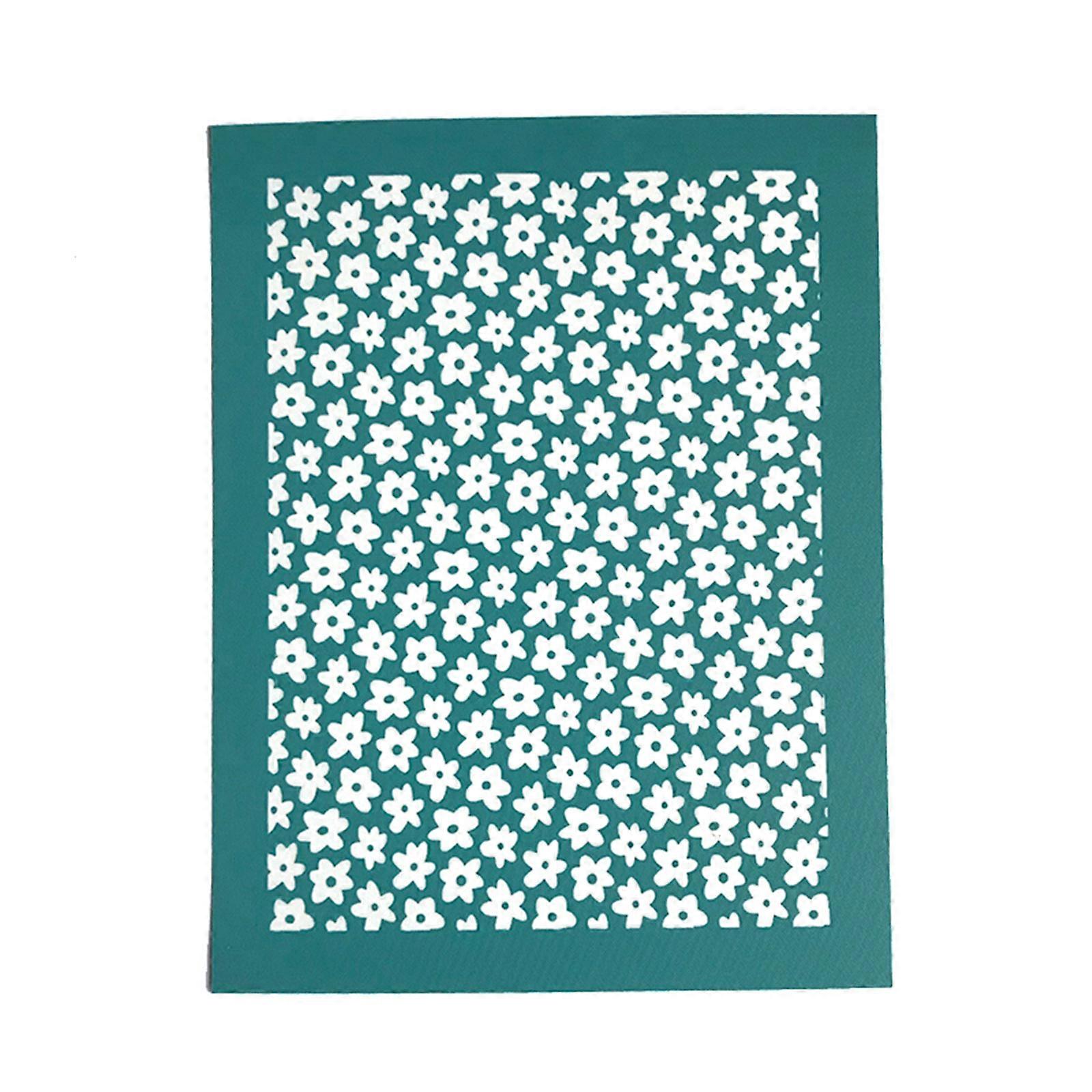 Self-adhesive Silk Screen Stencils Washable Printing Mesh Transfers Reusable Art Craft Stencils for DIY Home Decorations