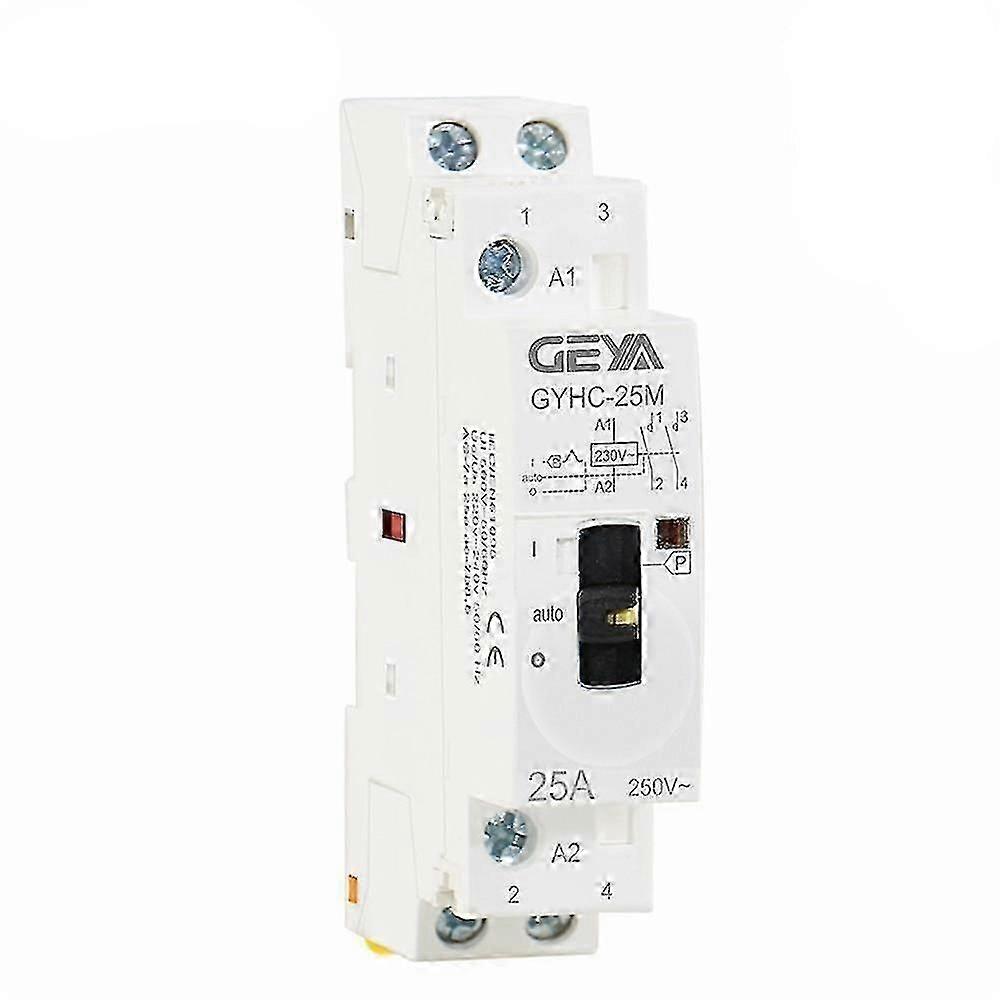 2nc 220v 50/60hz Manual Control Ac Contactor-din Rail Type