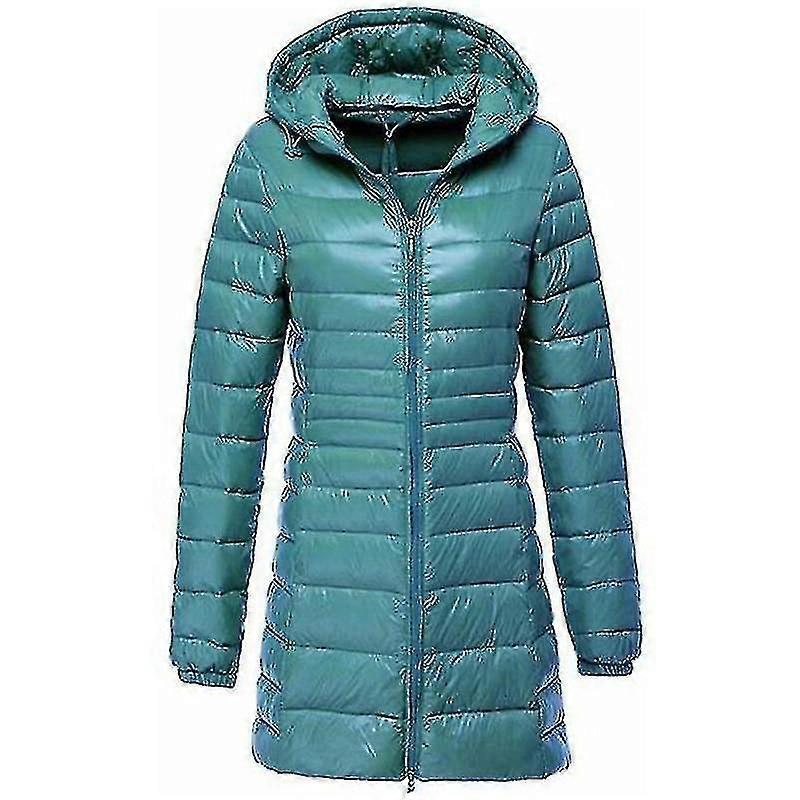 Winter- Padded Hooded, Duck Down, Long Jacket 50% OFF