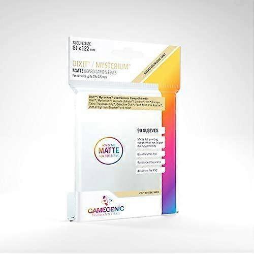 GAMEGEN!C Matte Dixit Sleeves 81x122mm 90-Pack Clear