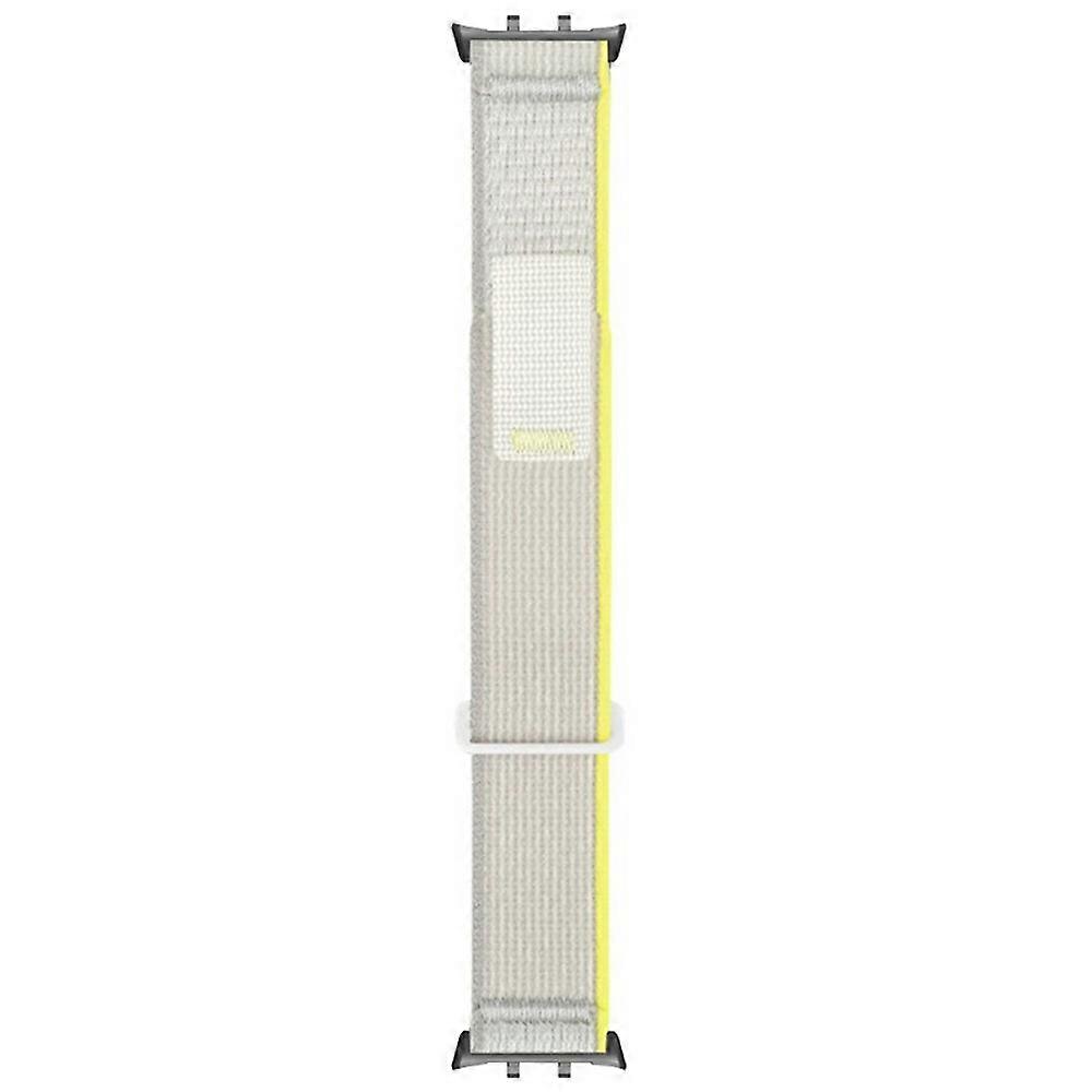 For Honor Watch 5 Replacement Strap Adjustable Nylon Watch Band Dual-Loop Design - Beige