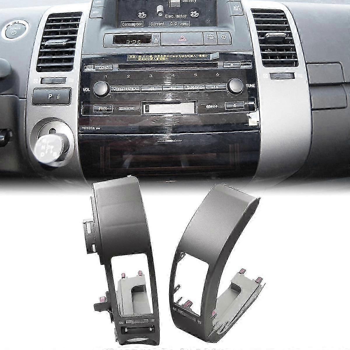 4pcs Air Vents Trim Frame Set for Prius 2004 - 2009 Dashboard AC Outlet