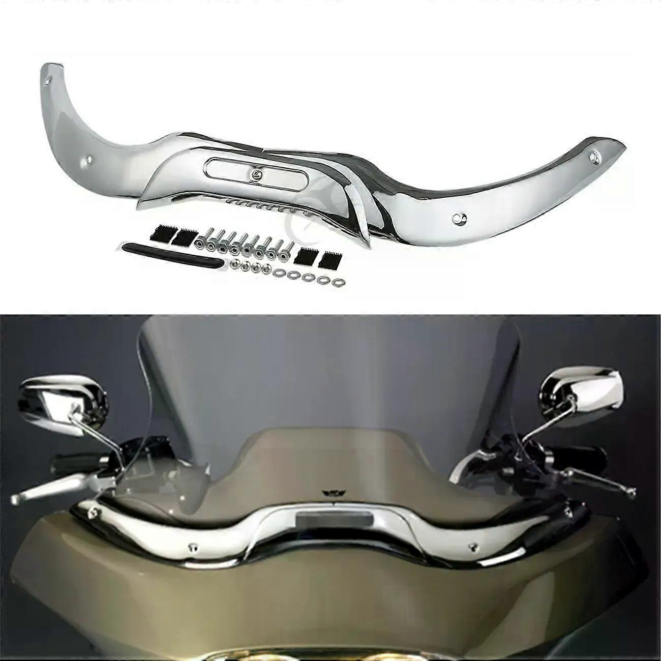 Motorcycle Windshield Windscreen Trim compatible for Touring Road Glide Ultra FLTRU Custom FLTRX 2004-2013 2012 2011 2010 2009 2008 MAXP