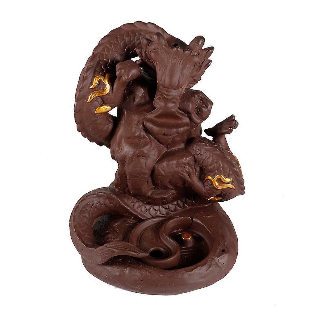 Incense Burner Smoke Reflux Cone Stand for Home Decor, Gift, Ceramic, Adjustable Size, Unique Design