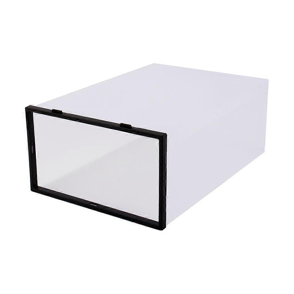 Stackable simple style plastic shoe box home storage box office storage drawer