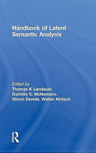 Handbook of Latent Semantic Analysis
