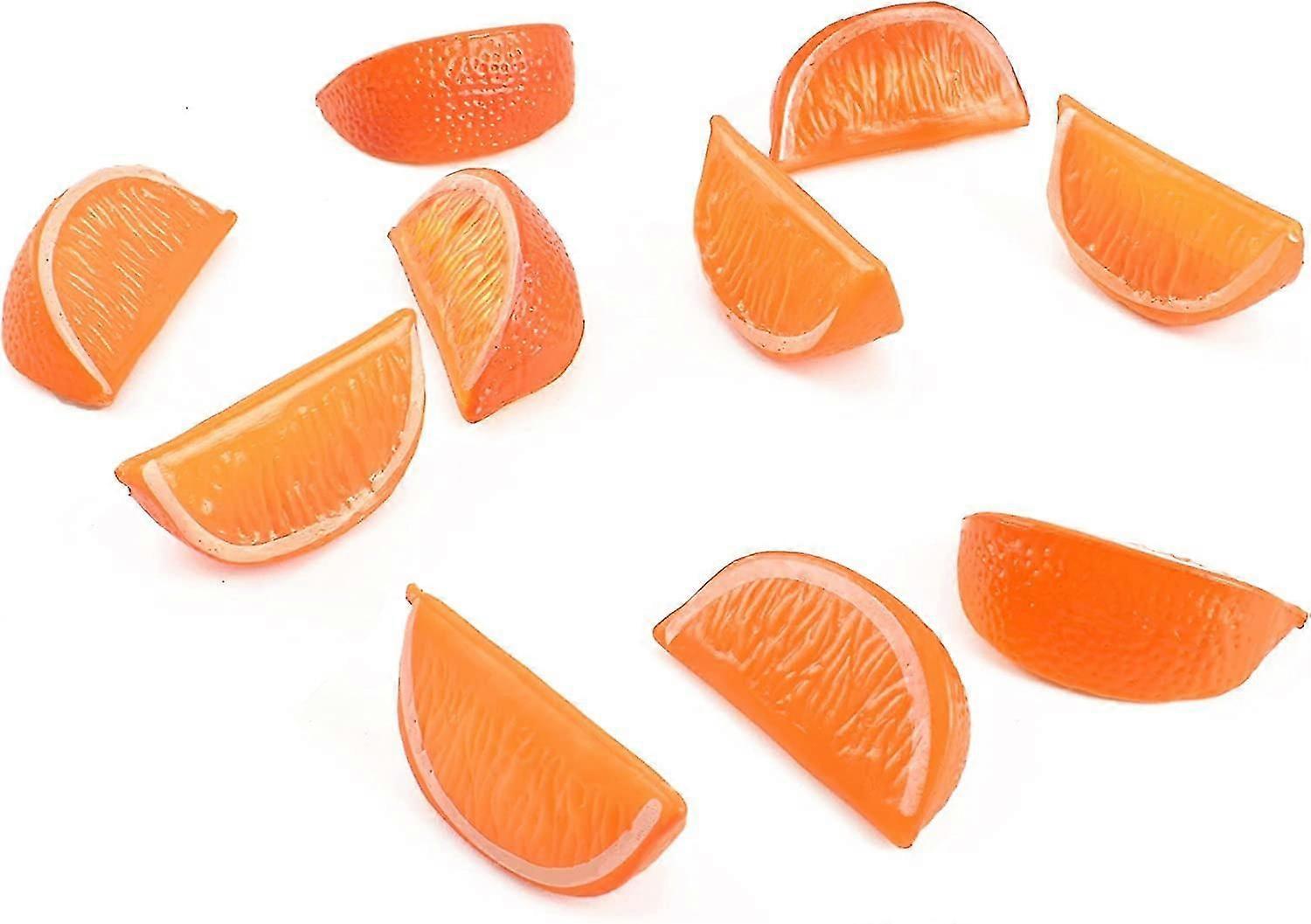 Fake Lemon Block Artificial Fruit Wedge Slice Simulation Lifelike Fake For Home Party
