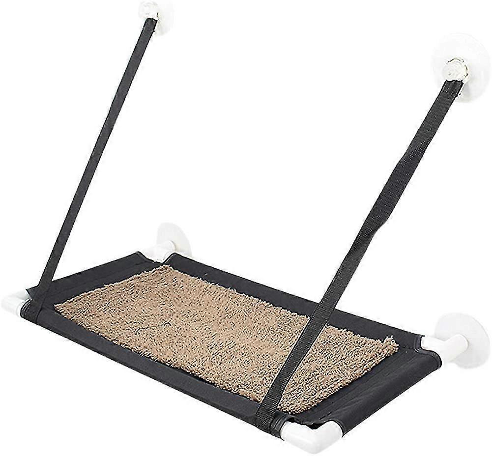 Cat Bed Window Hammock Durable Metal Frame Soft Mat Kitty Sunny Perch Cat Face